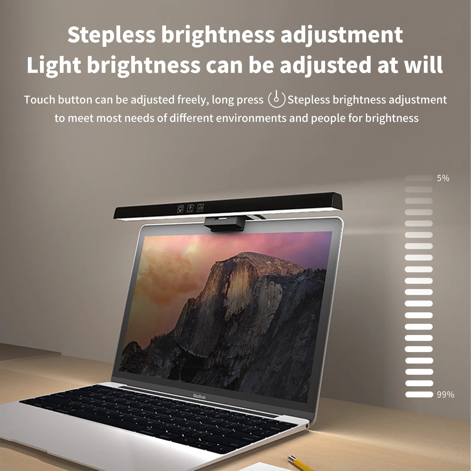 USB Stepless Dimming Screen Hanging Lights Curved Screen Monitor Light Bar RGB Background Atmosphere Desk Lamp Monitor Light Bar - Buy online at  Vibe In Cart.