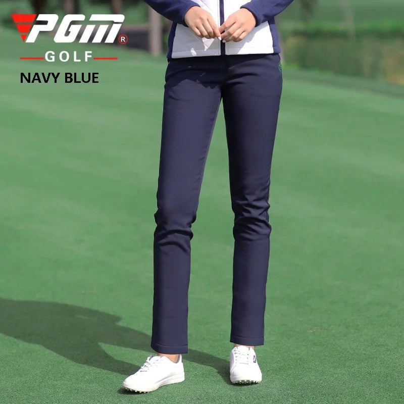 Women's Waterproof Winter Golf Pants Fleece Straight XS-XXXL