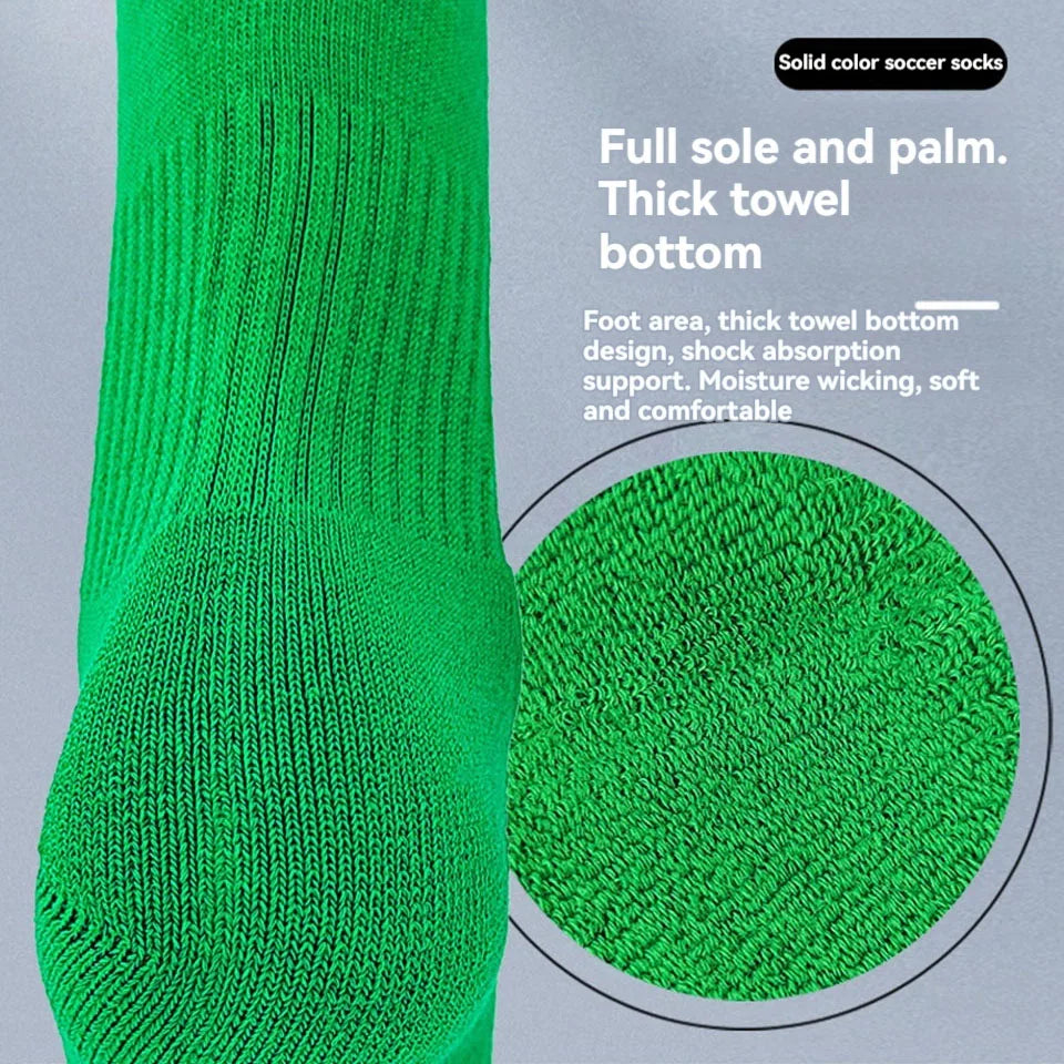 Loogdeel Football Soccer Socks Breathable Sports Rugby Stockings Over Knee High Volleyball Baseball Kids Adults Long Socks - Buy online at  Vibe In Cart.