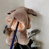 Plush Headcover for Golf Fairway Woods and Right Handed Clubs