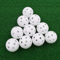 10Pcs 41mm Golf Training Balls Plastic Airflow Hollow with Hole Golf Balls Outdoor Golf Practice Balls Golf Accessories - Buy online at  Vibe In Cart.