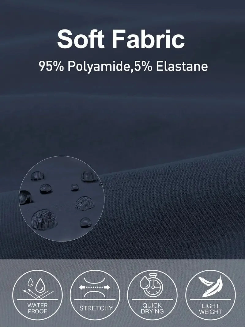 Men's Full Length Slim Fit Breathable Polyester Golf Pants