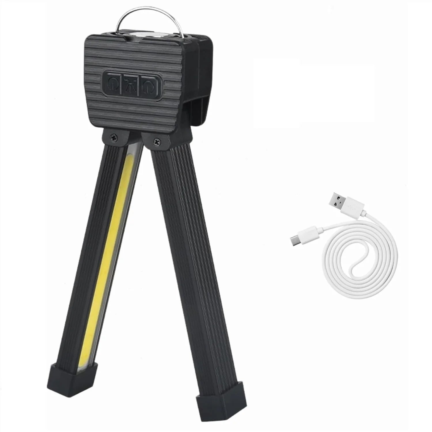 Gym Lamp for Posing 7th Gear Dimming Portable Magnet LED Flashlight with Hanging Hook Handheld Rechargeable Worklight for Garage - Buy online at  Vibe In Cart.