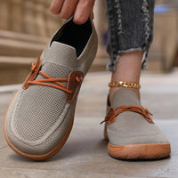 Women's Wide Footed Mesh Loafers Minimalist Fashionable Khaki Style Shoes Breathable Slip on  Barefoot Sneakers Design for Women - Buy online at  Vibe In Cart.