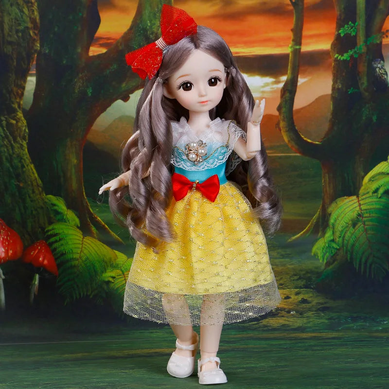 BJD Doll and Clothes Multiple Removable Joints 30cm 1/6 3D Eyes Doll Girl  Dress Up Birthday Gift Toy - Buy online at  Vibe In Cart.