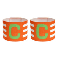 Adjustable Elastic Polyester Soccer Captain Armband for Training
