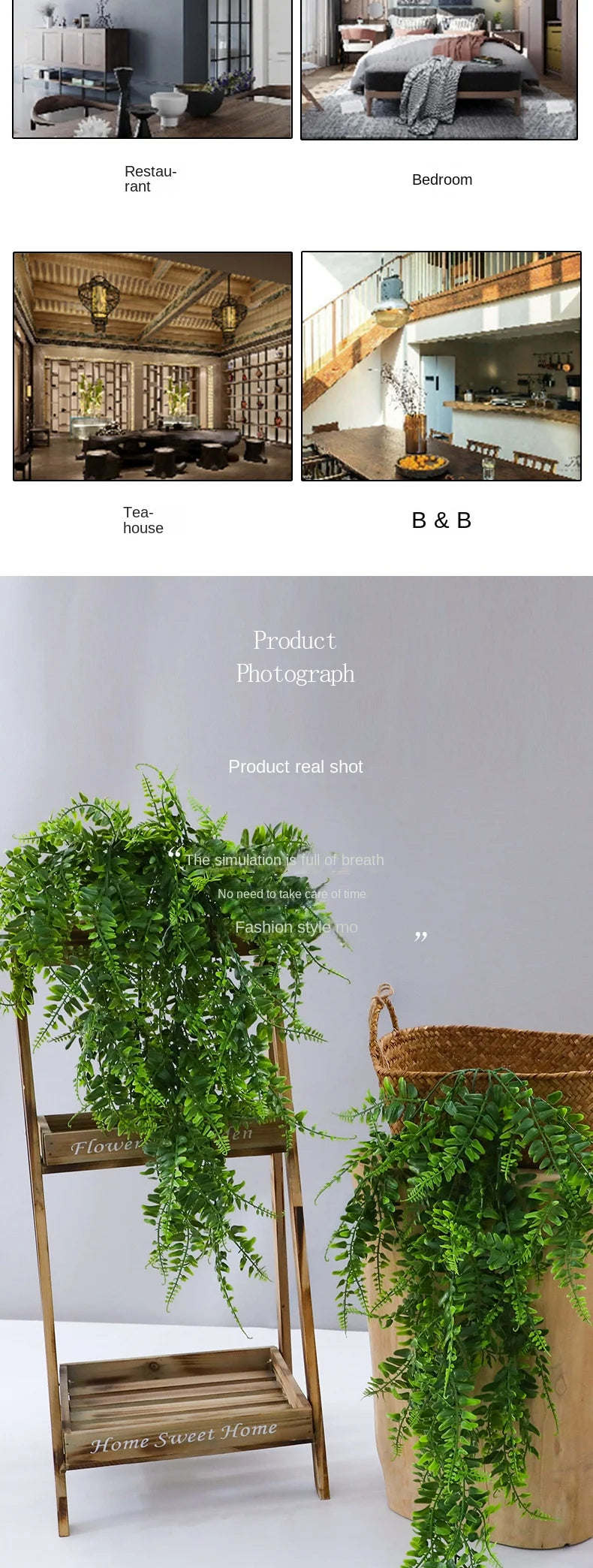 90cm Artificial Plant Vine Home Decoration Hanging Plastic Leaf Grass Garland Outdoor Wedding Party Decorations Fake Rattan Ivy - Buy online at  Vibe In Cart.