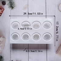 3D Apple Shape Silicone Mold 8 Cell DIY Cake Mousse for Ice Cream Chocolate Pastry Art Pan Dessert Bakeware Cake Decorating Tool - Buy online at  Vibe In Cart.