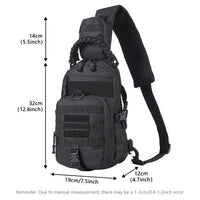Camping Chest Bag Tactical Backpack for Men Sports Shoulder Outdoor Hiking Climbing Cycling Fishing MOLLE Sling EDC Fanny Pack - Buy online at  Vibe In Cart.