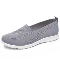 Women's Casual Slip-On Loafer Flats with Breathable Mesh and Hollow Design