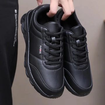 New Men's Sneakers Fashion Leather Men's Casual Shoes Outdoor Jogging Training Shoes High-Quality Comfortable Men's Shoes - Buy online at  Vibe In Cart.