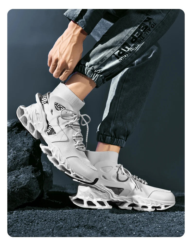 Men's Breathable Walking Tennis Running Shoes Blade Fashion Sneakers - Buy online at  Vibe In Cart.