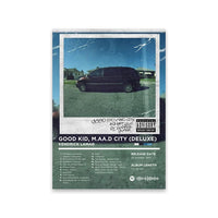 Unframed Retro Rapper Album Cover Canvas Wall Art Print