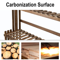 Heavy Duty Hanging Plant Stand Multiple Wood Flower Potted Rack Planter Shelving Unit for Indoor Outdoor - Buy online at  Vibe In Cart.