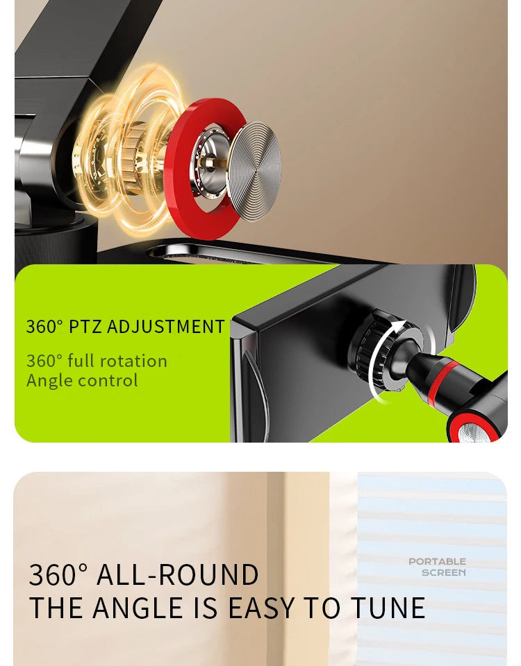 Adjustable VESA Monitor Stand for 10-20 Inch Screens with 360 Degree Swivel