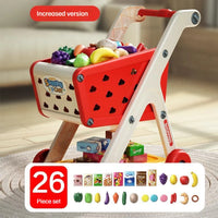 Shopping cart toy baby small trolley children play house fruit cut music kitchen supermarket men and girls Early Education toys - Buy online at  Vibe In Cart.