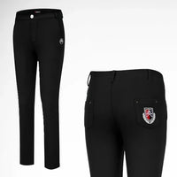 Women's Full Length Waterproof Golf Pants with High Elasticity and Warm Fleece