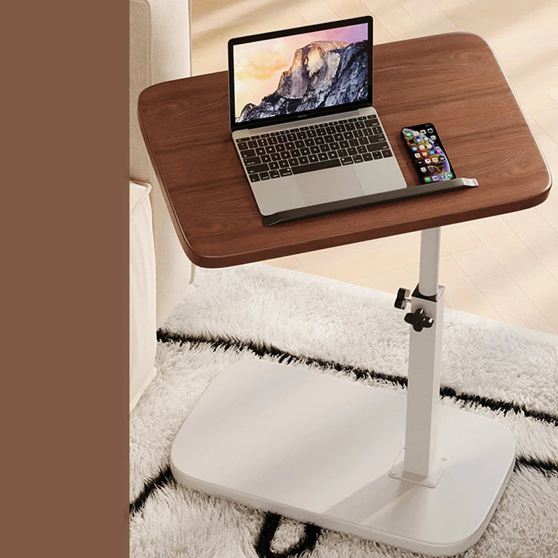 Adjustable Height Rotating Foldable Coffee Table with Storage