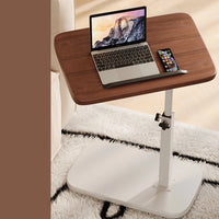 Adjustable Height Rotating Foldable Coffee Table with Storage