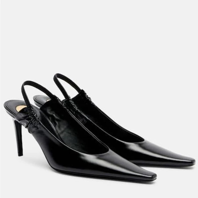 Women's Pointed Toe High Heel Sandals with Back Strap