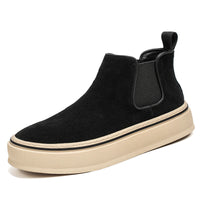 Mens Oxford Boots Stylish High Top Sneakers Casual Sports Shoes British Style - Buy online at  Vibe In Cart.