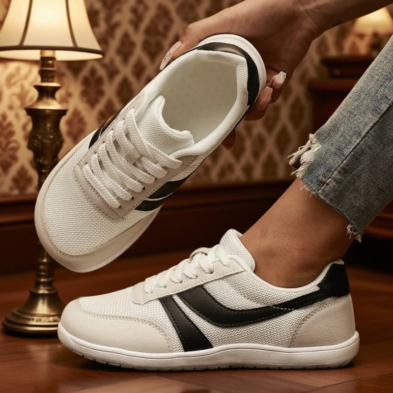 Women's Sneakers Barefoot Casual Wide Last Fashionable Canvas Flat Board Shoe 2025 New Wide Toe Breathable Mesh Running Shoes - Buy online at  Vibe In Cart.