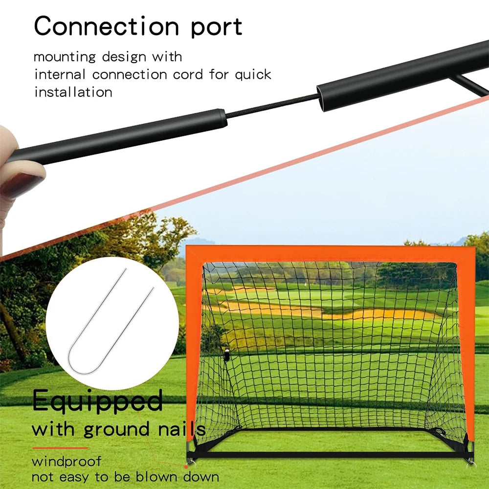 Portable Soccer Goals for Backyard Foldable Mobile Training Football Net for Kids Soccer Goal Indoor Outdoor Pop Up Soccer Goals - Buy online at  Vibe In Cart.