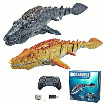 Simulated Electric Remote Control Dinosaur Toy with Lights and Water Spray