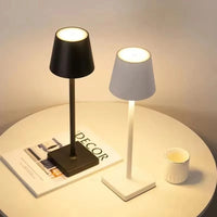 Rechargeable LED Table Lamp Touch Switch 3 Levels Dimmable Desk Lights Bar Club Dinner Creative Decorative Ambient Lighting - Buy online at  Vibe In Cart.