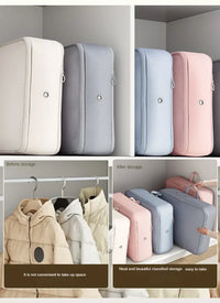 Foldable Polyester Compression Packing Bag for Clothes and Travel Storage, 1-10 Pieces