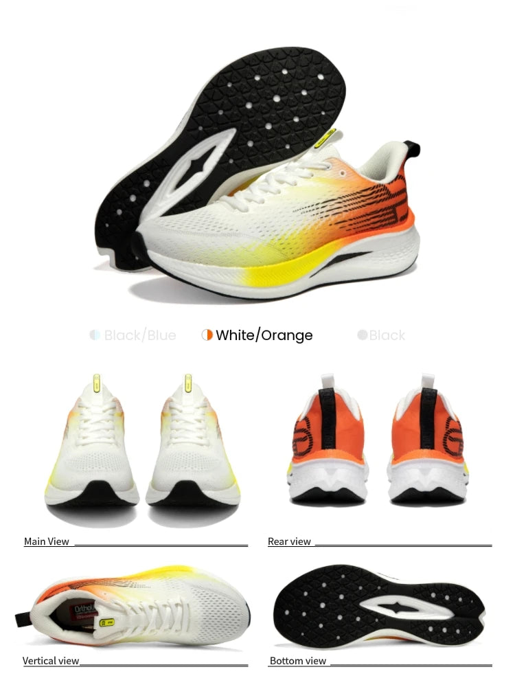 Unisex Breathable Running Shoes with Carbon Plate Cushioning