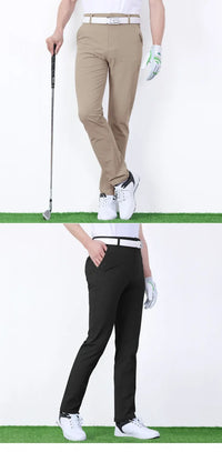 CAIIAWAV Golf Men's Summer Sports Pants Breathable Quick Dry Elastic Trouser Slim Fit Trousers Golf Tennis Sports Trousers - Buy online at  Vibe In Cart.