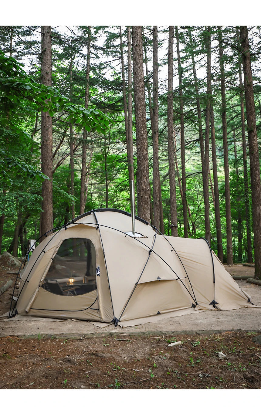 Waterproof Windproof Nylon Camping Dome Tent for 3-4 People