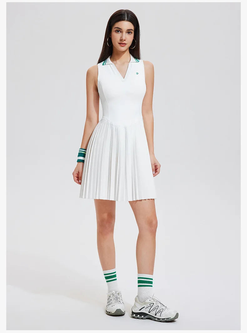 New sports dresses women tennis dress polo lapel fitness dress outdoor badminton golf Quick-drying and breathable Sports dress - Buy online at  Vibe In Cart.