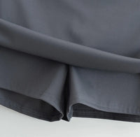 Women Low Rise Mini Skirt With Take The Short Cut Detail Slim Fit Mini Skort