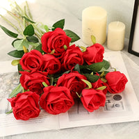 12pcs Realistic Artificial Rose Bouquet for Weddings, Birthdays, and More  for Floral Arrangements and Home Decor - Buy online at  Vibe In Cart.