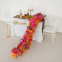 Artificial Silk Flower Row 100/200cm Table Centerpiece