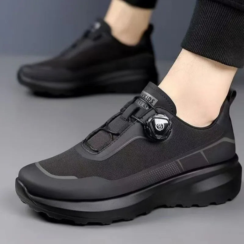 Original New Men Rotating-button Driving Sneakers Platform Casual Walking Shoes Outdoor Wear-resistant Running Sports Shoes Plus - Buy online at  Vibe In Cart.