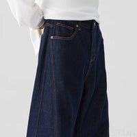 KSTUN 2025 Fall/Winter Baggy Jeans Men Wide Leg Pants Loose Boot Cut Jeans Classic Denim Blue Men's Trousers Hiphop Streetwear - Buy online at  Vibe In Cart.