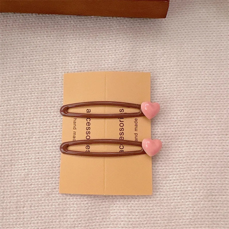 Yellow and Blue Star Design Alloy Plastic Hair Clips