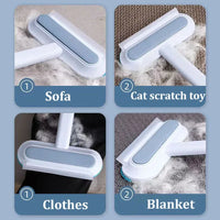 Pet Hair Removal Set Tool Reusable Static Removal Gloves Double-Sided Grooming Gloves Remove Dog Cat Fur Hair for Carpets Sofa - Buy online at  Vibe In Cart.