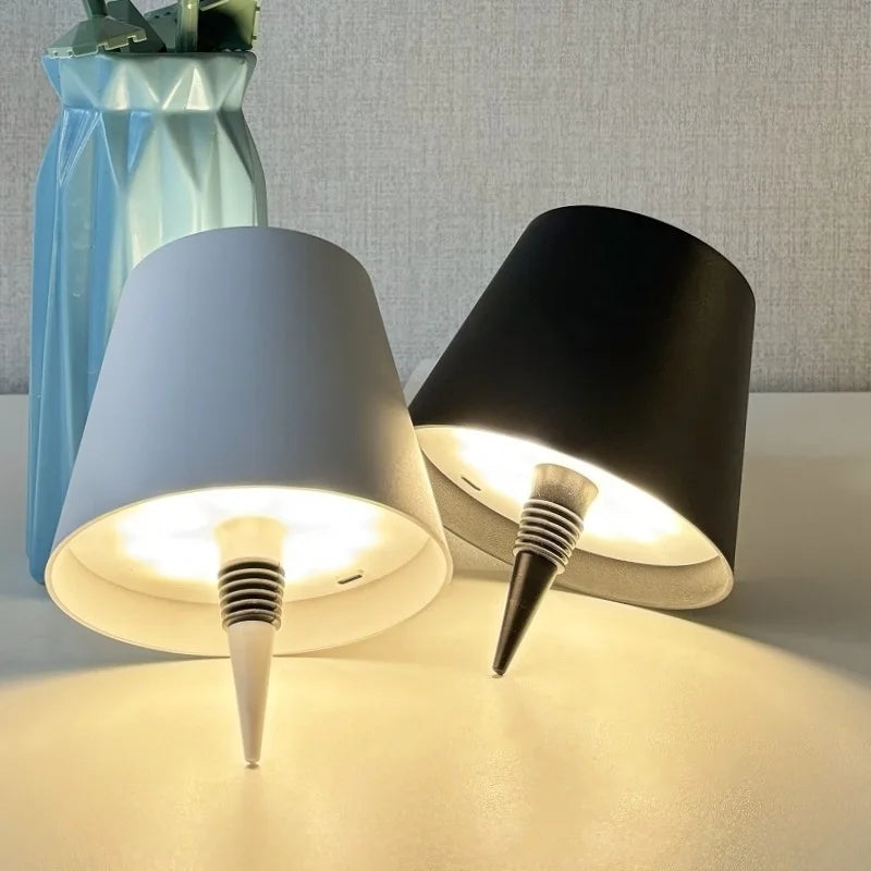 Wireless LED Wine Bottle Light Rechargeable Vases Table Lamp Touch Switch Night Light for Cafe Bar Club Hotel Restaurant Decor - Buy online at  Vibe In Cart.