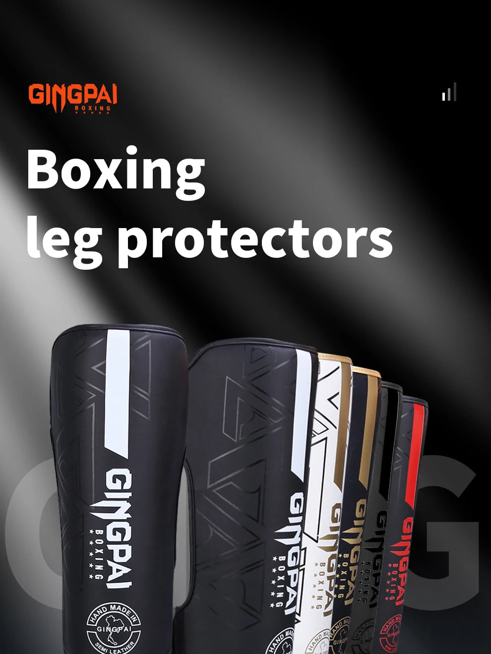 High-Quality PU Leather Boxing Shin Guards Ankle Support Protector MMA Muay Thai Training Leg Warmers Light Kicking Shin Pads - Buy online at  Vibe In Cart.