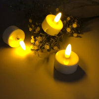 4-12Pcs LED Flameless Candle Light Battery Operated LED Creative Candles Tea Lights Halloween Christmas Party Decor Candle Light - Buy online at  Vibe In Cart.
