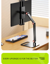 Adjustable VESA Monitor Stand for 10-20 Inch Screens with 360 Degree Swivel