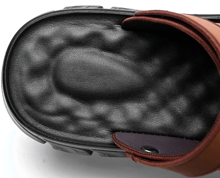 Hot Sale Men Sandals Casual Shoes Outdoor Walking Sandals for Men Beach Shoes Men Slippers Open Toe Flat Two Passes - Buy online at  Vibe In Cart.