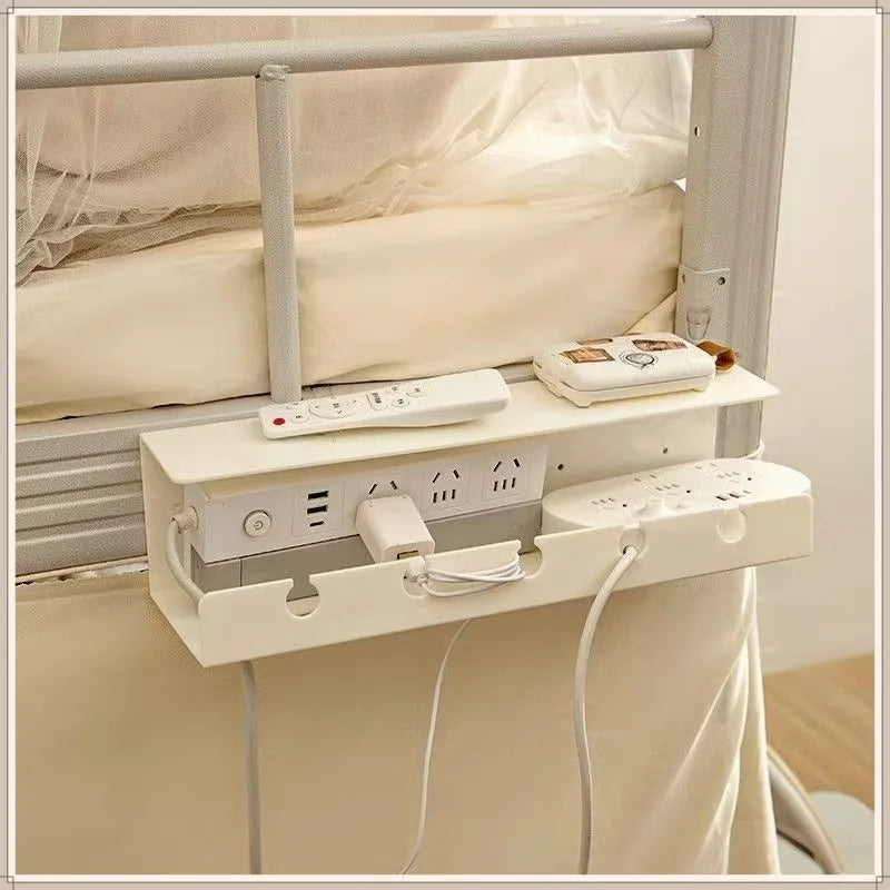 Under Desk Cable Tray With Clamp, No Drilling, Single Tier, Size M