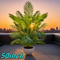 50-Inch Giant Artificial Palm Tree Realistic Full Lush Greenery Indoor Outdoor All-Season Decor for Home Office Wedding Party - Buy online at  Vibe In Cart.
