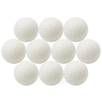 Soft PU Yellow Practice Golf Balls, 10 Pack for Indoor Training