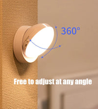 Night Light USB Motion Sensor Charging Round Energy-saving Led Lamp Bedroom Light Corridor Home Bathroom wall lights night light - Buy online at  Vibe In Cart.